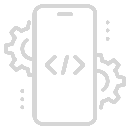 Mobile app development icon